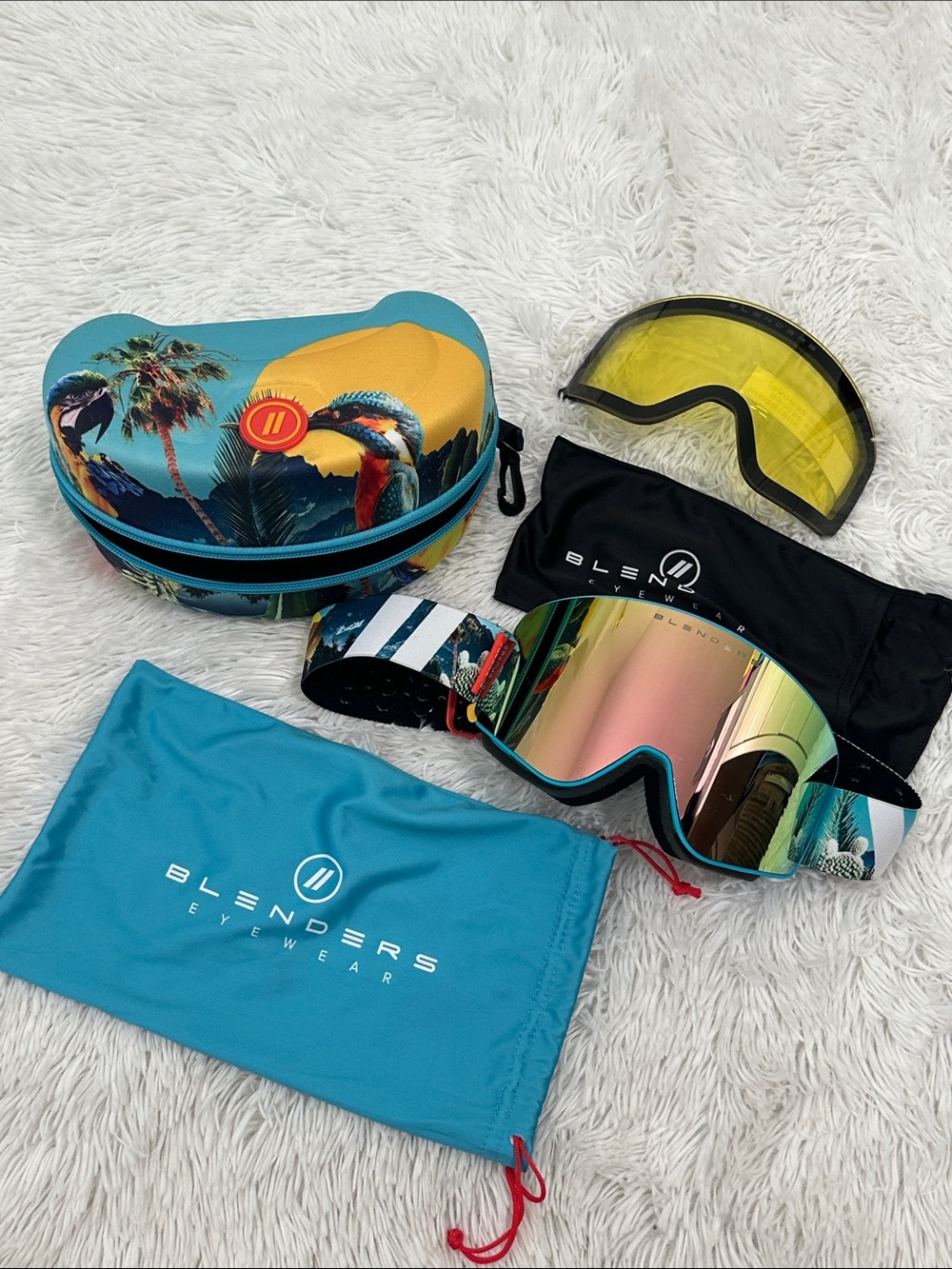 ❤️ NWOT Blenders Havana Speed Aura Snow Googles